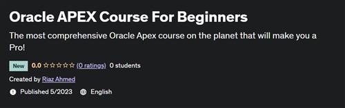 Oracle APEX Course For Beginners