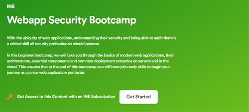 INE - Webapp Security Bootcamp
