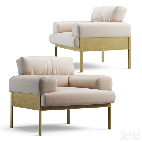 Suki armchair - 3d model