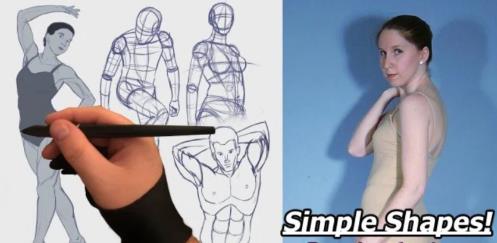 How to draw anatomy! Learning anatomy with simple shapes – Figure Drawing Fundamentals