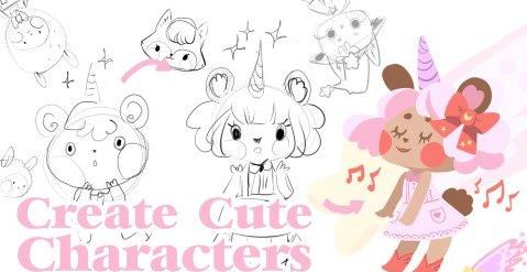Learn to Draw Cute Kawaii Characters for Your Own Enjoyment or Product Designs