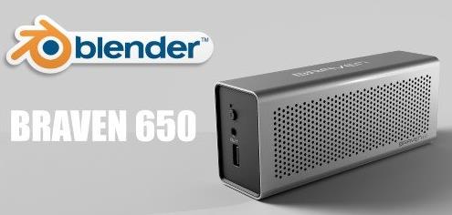 Blender Learn how to create Braven 650 device