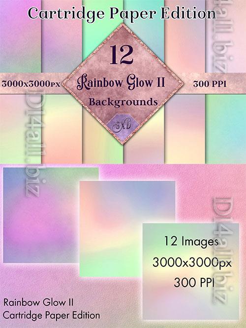 Rainbow glowg paper 12 backgrounds