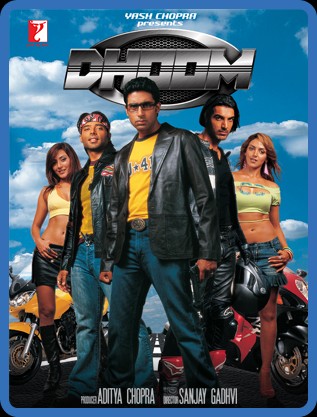 Dhoom 2004 720p BluRay x264 Hindi DD2 0 ESub - SP3LL