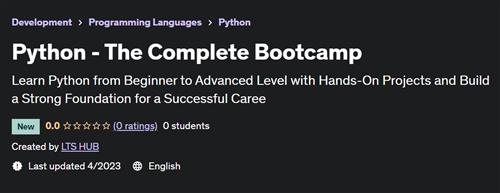 Python - The Complete Bootcamp by LTS HUB
