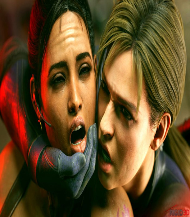 Rigid3D - Resident Evil: Sheva x Futa Jill 3D Porn Comic