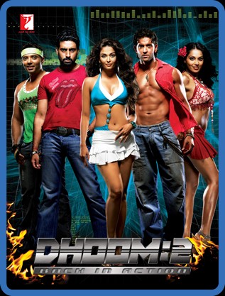 Dhoom 2 2006 1080p BluRay x265 Hindi DD5 1 ESub - SP3LL