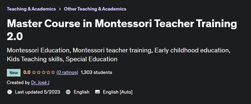 Master Course in Montessori Teacher Training 2.0
