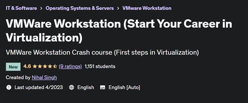 VMWare Workstation (Start Your Career in Virtualization)
