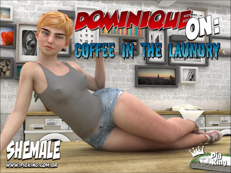 Pigking - Dominique Coffee Laundry - French 3D Porn Comic