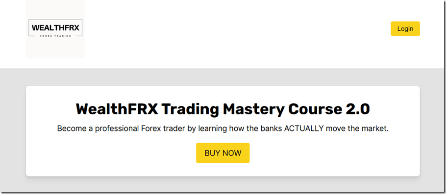 WealthFRX Trading Mastery Course 2.0 (2023)