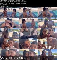 Dainty Wilder, Ryan Reid Two Bikini Girls Suck One Cock FullHD 1080p