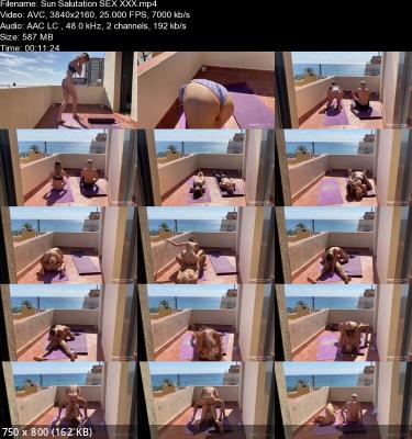 Amateur - Yoga And Sex On Balcony [UltraHD/4K 2160p] - Amateurporn