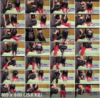 Clips4Sale - College Girls - Ass Face Sitting Ass Control Ass Smothering Leggings High Heels Humiliation Two Girls Bullied Knees (FullHD/1080p/147 MB)