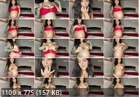Manyvids - Cadence Nicole - 33 Weeks Preggo Red Bikini JOI Strip (HD/720p/506 MB)