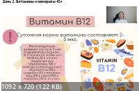 Валерия Науменко - Витамины и минералы 45+. Как определить дефициты (2023) Интенсив